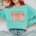 Baseball Mom Baseball Player Mama Women Groovy Comfort Colors Sweatshirt Butter Baseball Mom Baseball Player Mama Women Groovy Comfort Colors Sweatshirt Butter