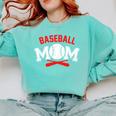 Baseball Mom Baseball Player For Mother's Day Comfort Colors Sweatshirt Butter Baseball Mom Baseball Player For Mother's Day Comfort Colors Sweatshirt Butter