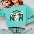 Baseball Mom Rainbow Game Day Comfort Colors Sweatshirt Butter Baseball Mom Rainbow Game Day Comfort Colors Sweatshirt Butter