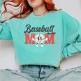 Baseball Mom Retro Distressed Baseball Family Matching Comfort Colors Sweatshirt Butter Baseball Mom Retro Distressed Baseball Family Matching Comfort Colors Sweatshirt Butter