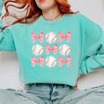 Baseball Mom Sister Tween Teen Girl Girly Pink Bow Preppy Premium Comfort Colors Sweatshirt Butter Baseball Mom Sister Tween Teen Girl Girly Pink Bow Preppy Premium Comfort Colors Sweatshirt Butter