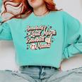 Baseball Mom Somebody's Loud Mouth Baseball Mama Comfort Colors Sweatshirt Butter