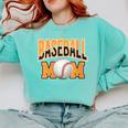 Baseball Mom Sports Orange Comfort Colors Sweatshirt Butter Baseball Mom Sports Orange Comfort Colors Sweatshirt Butter