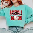 Baseball Mom Sports Red Comfort Colors Sweatshirt Butter Baseball Mom Sports Red Comfort Colors Sweatshirt Butter