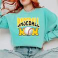 Baseball Mom Sports Mom Yellow Comfort Colors Sweatshirt Butter Baseball Mom Sports Mom Yellow Comfort Colors Sweatshirt Butter