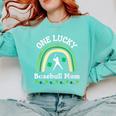 Baseball Mom St Patrick's Day Irish Shamrock Sports Comfort Colors Sweatshirt Butter Baseball Mom St Patrick's Day Irish Shamrock Sports Comfort Colors Sweatshirt Butter