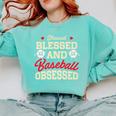 Baseball Mom Stressed Blessed And Baseball Obsessed Premium Comfort Colors Sweatshirt Butter Baseball Mom Stressed Blessed And Baseball Obsessed Premium Comfort Colors Sweatshirt Butter