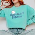 Baseball Mom Team Ball Sports Fan Comfort Colors Sweatshirt Butter Baseball Mom Team Ball Sports Fan Comfort Colors Sweatshirt Butter