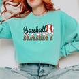 Baseball Nanny Women BallPark Nanny Baseball Mom Comfort Colors Sweatshirt Butter Baseball Nanny Women BallPark Nanny Baseball Mom Comfort Colors Sweatshirt Butter