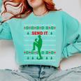 Baseball Player Christmas Pajama Send It Xmas PJs Boys Comfort Colors Sweatshirt Butter Baseball Player Christmas Pajama Send It Xmas PJs Boys Comfort Colors Sweatshirt Butter