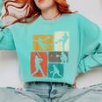Baseball Player Collage Men Kids Coach Youth Boys Comfort Colors Sweatshirt Butter