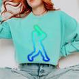 Baseball Player Graphic Comfort Colors Sweatshirt Butter Baseball Player Graphic Comfort Colors Sweatshirt Butter