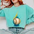 Baseball Splash Team Player For Kids Men Women Comfort Colors Sweatshirt Butter Baseball Splash Team Player For Kids Men Women Comfort Colors Sweatshirt Butter