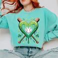 Baseball St Patricks Day Boys Girls Men Women Shamrock Green Comfort Colors Sweatshirt Butter Baseball St Patricks Day Boys Girls Men Women Shamrock Green Comfort Colors Sweatshirt Butter