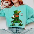 Baseball St Patricks Day Leprechaun Boys Girls Men Women Comfort Colors Sweatshirt Butter Baseball St Patricks Day Leprechaun Boys Girls Men Women Comfort Colors Sweatshirt Butter