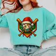 Baseball Xmas Christmas Baseball Ice Cream Drip Boys Comfort Colors Sweatshirt Butter Baseball Xmas Christmas Baseball Ice Cream Drip Boys Comfort Colors Sweatshirt Butter