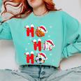 Basketball Baseball Soccer Christmas Ho Ho Ho Santa Xmas Comfort Colors Sweatshirt Butter Basketball Baseball Soccer Christmas Ho Ho Ho Santa Xmas Comfort Colors Sweatshirt Butter