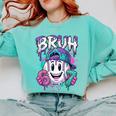 Bruh 67 Baseball Drip Boys Kids Six Seven Meme 6-7 Dripping Comfort Colors Sweatshirt Butter Bruh 67 Baseball Drip Boys Kids Six Seven Meme 6-7 Dripping Comfort Colors Sweatshirt Butter