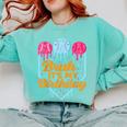 Bruh It's My Birthday Ice Cream Drip Baseball Birthday Comfort Colors Sweatshirt Butter