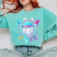 Bunny Baseball Hat With Ice Cream Easter Day Boys Kids Girls Comfort Colors Sweatshirt Butter Bunny Baseball Hat With Ice Cream Easter Day Boys Kids Girls Comfort Colors Sweatshirt Butter