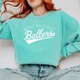 Busy Raising Ballers Baseball Mom & Parent Sports Premium Comfort Colors Sweatshirt Butter Busy Raising Ballers Baseball Mom & Parent Sports Premium Comfort Colors Sweatshirt Butter