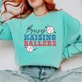 Busy Raising Ballers Retro Groovy Baseball Mom Outfit Comfort Colors Sweatshirt Butter Busy Raising Ballers Retro Groovy Baseball Mom Outfit Comfort Colors Sweatshirt Butter
