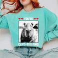 Capybara Love Valentines Day Cute Animal Hearts Raglan Baseball Tee Comfort Colors Sweatshirt Butter