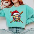 Christmas Baseball Pajama Santa For Men Boys Girls Kids Xmas Comfort Colors Sweatshirt Butter Christmas Baseball Pajama Santa For Men Boys Girls Kids Xmas Comfort Colors Sweatshirt Butter