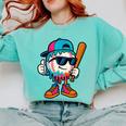 Cool Baseball Drip For Boys Ice Cream Drip Baseball Kids Comfort Colors Sweatshirt Butter Cool Baseball Drip For Boys Ice Cream Drip Baseball Kids Comfort Colors Sweatshirt Butter