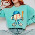 Cool Drip Baseball Shirt Youth Baseball Drip Comfort Colors Sweatshirt Butter