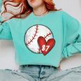 Custom Baseball Mom Number 87 Heart For Mom Mommy Comfort Colors Sweatshirt Butter Custom Baseball Mom Number 87 Heart For Mom Mommy Comfort Colors Sweatshirt Butter