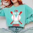 Cute Baseball Mom Out Of Your League Mommy Sports Players Comfort Colors Sweatshirt Butter