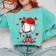 Cute Dripping Baseball Lover Valentines Day Boys Kids Comfort Colors Sweatshirt Butter Cute Dripping Baseball Lover Valentines Day Boys Kids Comfort Colors Sweatshirt Butter
