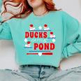 Cute Ducks On The Pond Cute Baseball Mom T-Shirt Comfort Colors Sweatshirt Butter Cute Ducks On The Pond Cute Baseball Mom T-Shirt Comfort Colors Sweatshirt Butter