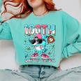 Dabbing Drippy 100th Days Of School Baseball Ice Cream Drip Comfort Colors Sweatshirt Butter Dabbing Drippy 100th Days Of School Baseball Ice Cream Drip Comfort Colors Sweatshirt Butter