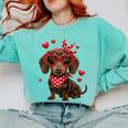 Dachshund Valentines Day Wiener Dog Lover Weenie Heart Raglan Baseball Tee Comfort Colors Sweatshirt Butter Dachshund Valentines Day Wiener Dog Lover Weenie Heart Raglan Baseball Tee Comfort Colors Sweatshirt Butter