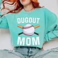 Dugout Mom Baseball Mommy Baseball Mother's Day Comfort Colors Sweatshirt Butter
