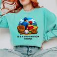 Father Son Baseball Father's Day Comfort Colors Sweatshirt Butter Father Son Baseball Father's Day Comfort Colors Sweatshirt Butter