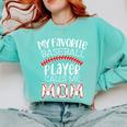 My Favorite Player Calls Me Mom Baseball Mom Comfort Colors Sweatshirt Butter My Favorite Player Calls Me Mom Baseball Mom Comfort Colors Sweatshirt Butter