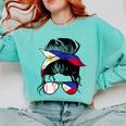 Filipina Baseball Mom Philippines Flag Baseball Girl Comfort Colors Sweatshirt Butter Filipina Baseball Mom Philippines Flag Baseball Girl Comfort Colors Sweatshirt Butter