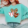 Football Baseball Heart Football Baseball Mom Comfort Colors Sweatshirt Butter Football Baseball Heart Football Baseball Mom Comfort Colors Sweatshirt Butter