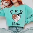 Football Soccer Baseball Mom For Women Comfort Colors Sweatshirt Butter