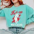Future Matlacha Baseball Star Baseball Player Sports Theme Premium Tri-Blend Comfort Colors Sweatshirt Butter