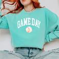 Game Day Baseball Player And Fan Graphic Comfort Colors Sweatshirt Butter Game Day Baseball Player And Fan Graphic Comfort Colors Sweatshirt Butter