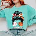 Grandma Life Basketball And Baseball Mom Funny Comfort Colors Sweatshirt Butter Grandma Life Basketball And Baseball Mom Funny Comfort Colors Sweatshirt Butter
