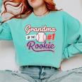 Grandparent Grandma Of The 1 Rookie Baseball Comfort Colors Sweatshirt Butter Grandparent Grandma Of The 1 Rookie Baseball Comfort Colors Sweatshirt Butter