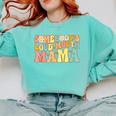 Groovy Somebody's Loud Mouth Mama Baseball Mom Mother's Day Comfort Colors Sweatshirt Butter