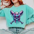 Halloween Baseball Skull Drip Baseball Lifestyle Boy Men Comfort Colors Sweatshirt Butter Halloween Baseball Skull Drip Baseball Lifestyle Boy Men Comfort Colors Sweatshirt Butter
