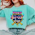Happy 6733 Days Of School Baseball Drip 100th Day Of School Comfort Colors Sweatshirt Butter