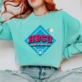 HBCU Swing For Greatness Baseball Softball College Apparel Comfort Colors Sweatshirt Butter